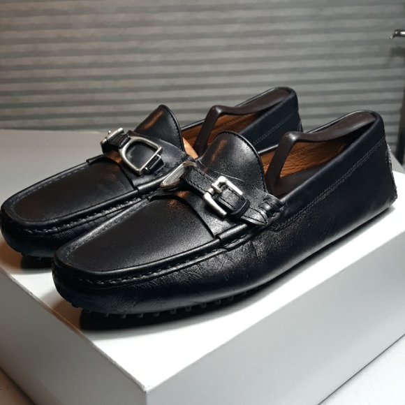 Ralph Lauren Anders Bit Black Leather 